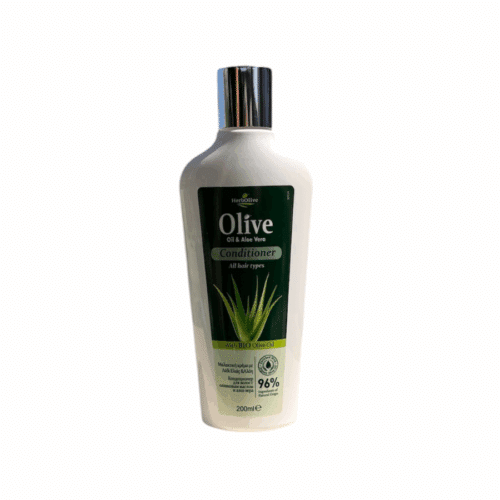 Herbolive conditioner with organic olive oil and aloe vera for all hair types - 200 ml