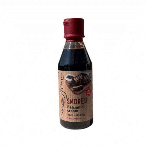 Smoked balsamic cream Messino 250 ml - bottle Greek product