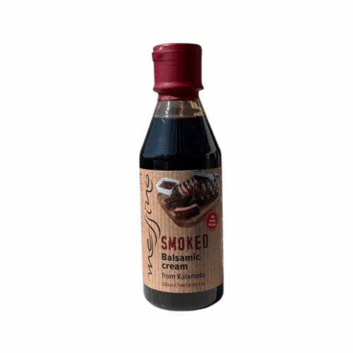 Crème balsamique fumée Messino 250 ml – bouteille produit grec
