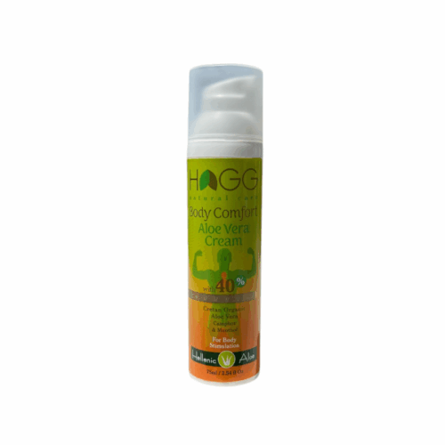 Crème chauffante tonifiante pour le corps à l’aloe vera bio Hellenic Aloe – 75 ml
