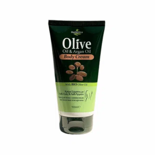 Herbolive body cream with organic olive oil and argan oil - 150 ml
