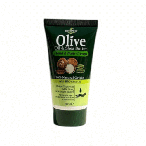 Crème mains et ongles Herbolive à l’huile d’olive bio et beurre de karité – 30 ml