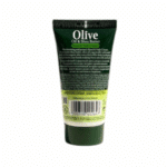 Dos du tube de crème mains et ongles à l’huile d’olive bio et beurre de karité – Herbolive – 30 ml