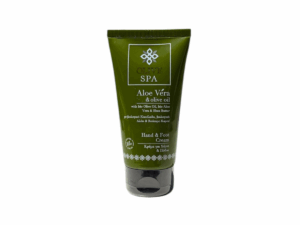 Olive Spa hand and foot cream with aloe vera, organic olive oil and shea butter