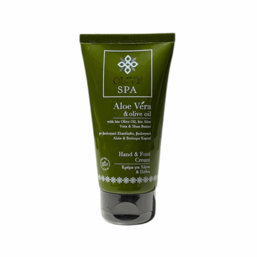 Olive Spa hand and foot cream with aloe vera, organic olive oil and shea butter