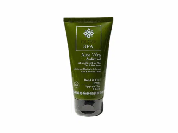 Olive Spa hand and foot cream with aloe vera, organic olive oil and shea butter