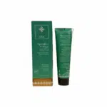 Vue arrière du dentifrice blanchissant Olive Spa, huile d’olive bio, spiruline et menthe, tube de 100 ml.