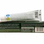 Back of Herbolive toothpaste with olive oil and Cretan dictamus - 75 ml