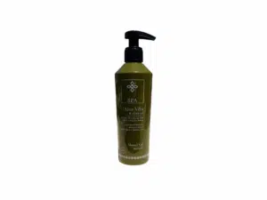 Gel douche Aloe Vera et huile d’olive bio Olive Spa de 250 ml, avec une pompe pratique et un soin hydratant pour la peau.