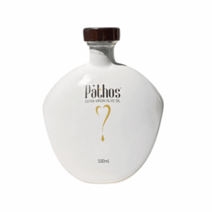 Pathos βιολογικό έξτρα παρθένο ελαιόλαδο 500 ml μπουκάλι σχεδιασμού