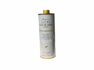 Huile d’olive extra vierge Pathos 500 ml – bouteille blanche élégante
