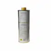 Vue latérale du bidon 500 ml Kavalaria Estate avec étiquettes nutritionnelles et analyses