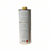 Reverse side of Kavalaria Estate 500 ml organic olive oil can with multilingual description