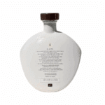 Vue arrière de la bouteille d’huile d’olive extra vierge bio Pathos 500 ml avec texte descriptif