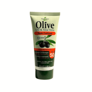 Herbolive Sun Milk SPF 50 με βιολογικό ελαιόλαδο και αλόη βέρα - 100 ml
