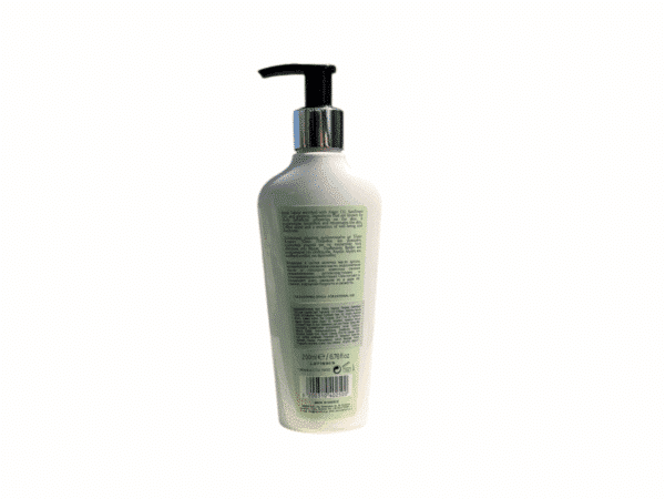Dos de la lotion corporelle Herbolive à l’huile d’olive bio et huile d’argan – 200 ml