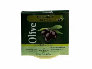 Masque capillaire Herbolive à l’huile d’olive bio – tous types de cheveux – 250 ml