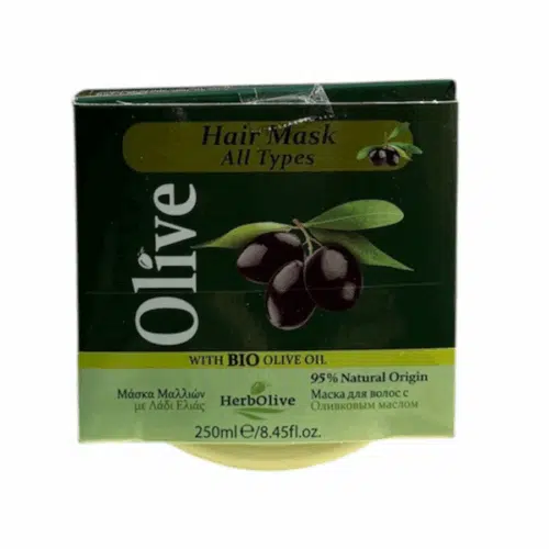 Masque capillaire Herbolive à l’huile d’olive bio – tous types de cheveux – 250 ml