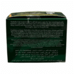 Description multilingue au dos du masque cheveux Herbolive à l’huile d’olive bio – 250 ml