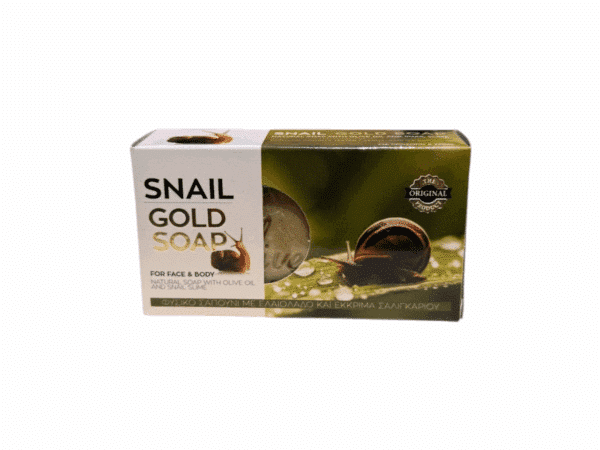 Olive Spa Seife mit Schneckenschleim 90g mit Olivenöl, Dose.