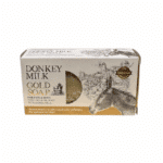 Olive Spa soap with donkey milk Gold 90g in box, olive oil soap for face and body.