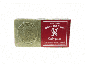 Duo de savons Kalypso à l’huile d’olive – 2 x 150 g, façonnés à la main à Lesvos