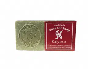 Duo de savons Kalypso à l’huile d’olive – 2 x 150 g, façonnés à la main à Lesvos
