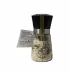 Vue arrière du moulin Kalypso de sel de mer aux herbes grecques – 180 g