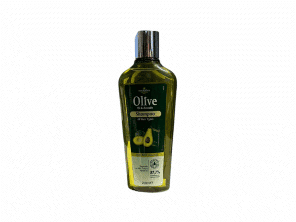 Herbolive shampoo with avocado and organic olive oil for all hair types - 200 ml