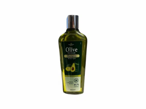 Shampoing Herbolive à l’avocat et à l’huile d’olive bio pour tous types de cheveux – 200 ml