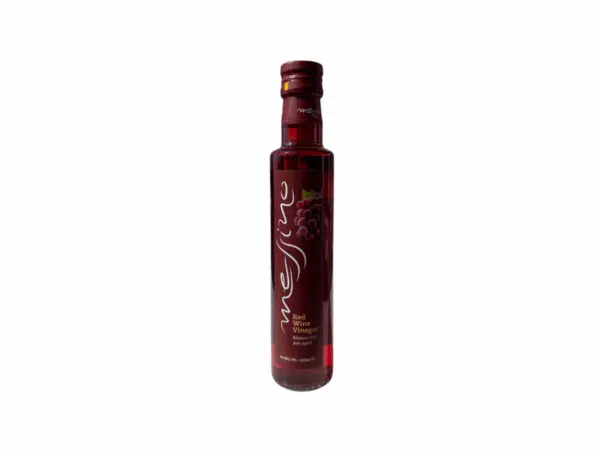 Bouteille de vinaigre de vin rouge Messino de 250 ml
