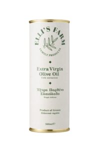 Extra virgin olive oil. Greece. Crete. Elli's Farm. 500 ml. 3 liters.