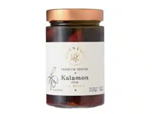 Kalamon olives in brine. Elli's Farm.