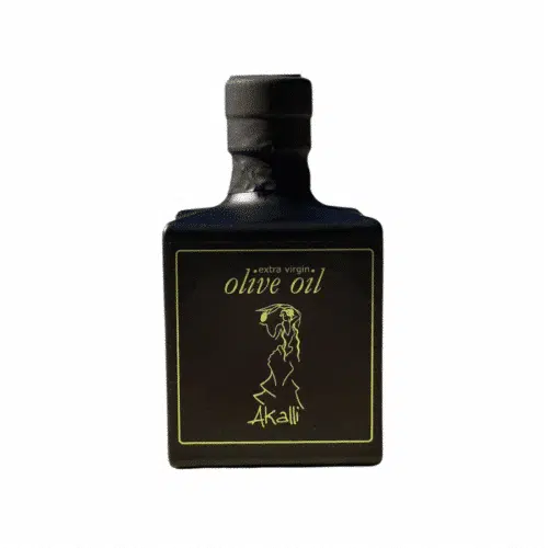 Huile d’olive vierge extra Akalli 200 ml – édition limitée d’oliviers millénaires de Crète.