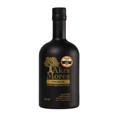First quality extra virgin olive oil - Early harvest - 500 ml. Akra Morea.