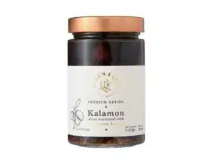 Marinated olives with 6 Cretan herbs from Elli's Farm.