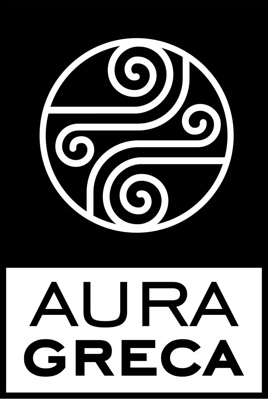 Επίσημο λογότυπο της ελληνικής μάρκας Aura Greca