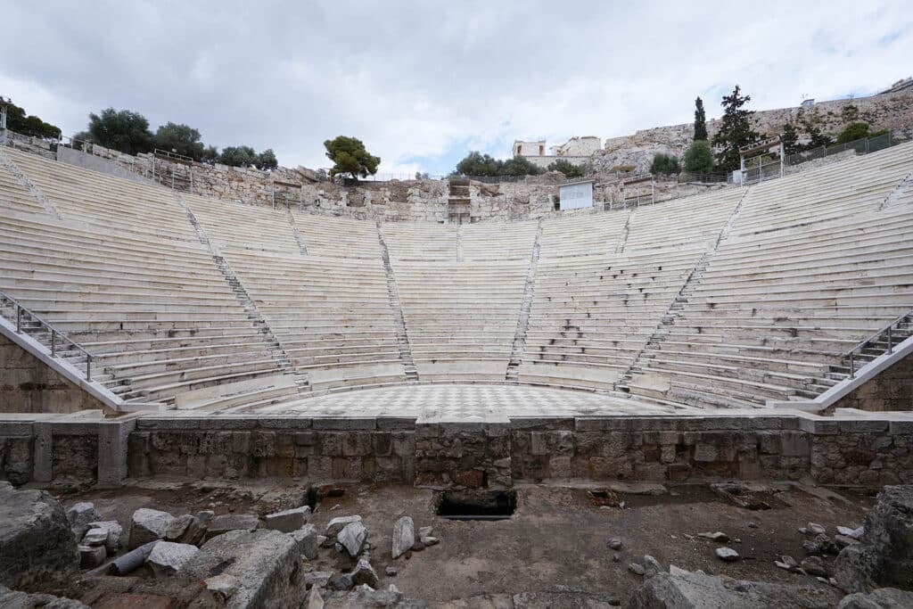 Odeon of Herod Atticus in Athens - restored marble tiers, Athens and Epidaurus Festival 2025 Photos by Michalis Kloukinas