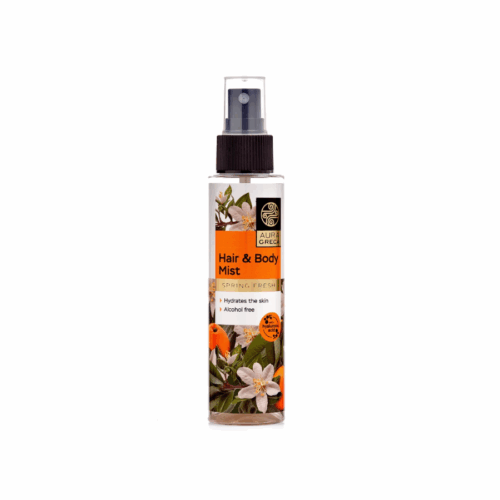 Brume parfumée cheveux et corps Aura Greca 100 ml – notes fleuries et agrumes