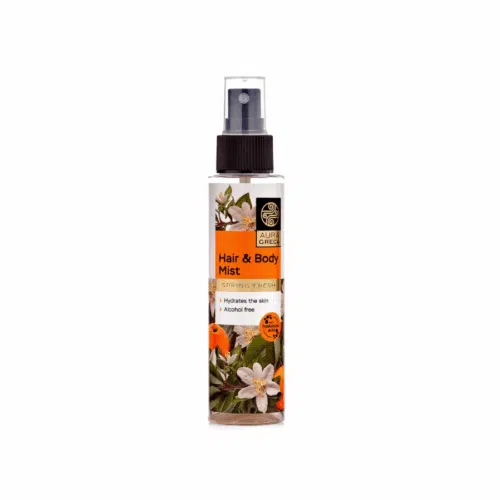 Brume parfumée cheveux et corps Aura Greca 100 ml – notes fleuries et agrumes