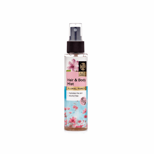 Brume parfumée cheveux et corps Floral Fancy Aura Greca 100 ml – rose, fruits rouges et vanille