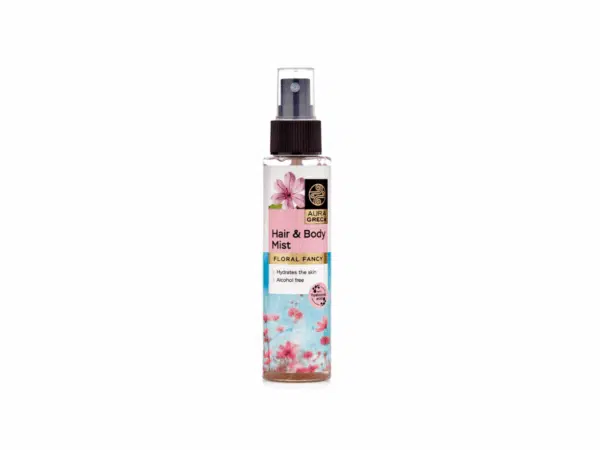 Brume parfumée cheveux et corps Floral Fancy Aura Greca 100 ml – rose, fruits rouges et vanille
