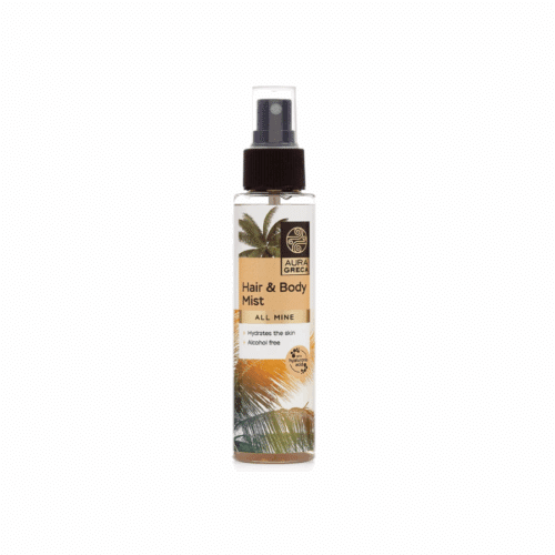Brume parfumée cheveux et corps All Mine Aura Greca 100 ml – rose, vanille et musc