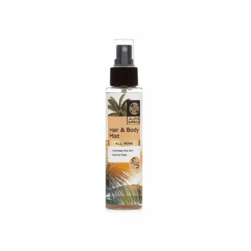 Brume parfumée cheveux et corps All Mine Aura Greca 100 ml – rose, vanille et musc