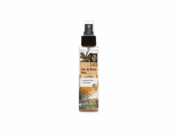 All Mine Aura Greca 100 ml hair and body mist - rose, vanilla and musk