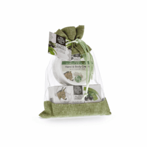 Aura Greca Lavendel Set - Hand- und Körpercreme 50 ml + Seife 125 g
