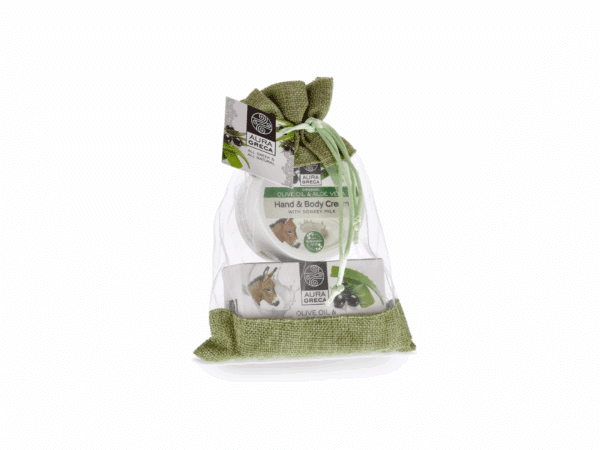 Coffret Aura Greca lavande – crème mains et corps 50 ml + savon 125 g