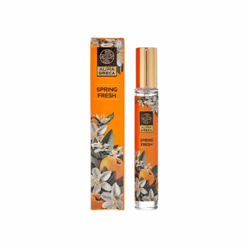 Eau de toilette sans alcool Spring Fresh Aura Greca 10 ml – fleurs blanches et agrumes