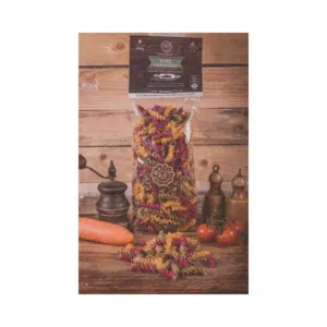 Greek tricolor fusilli with vegetables - Maggiri handmade pasta in 400 g bags