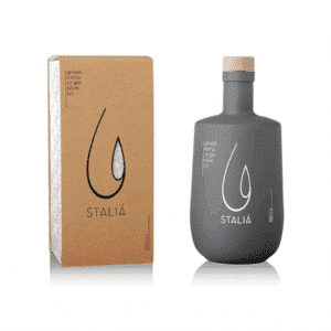 Staliá έξτρα παρθένο ελαιόλαδο 500 ml - σχεδιασμένο μπουκάλι και θήκη